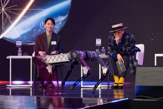 KAIST가 2025 대한민국 과학기술 축제에 선보이는 사족보행 로봇 '라이보'. KAIST 제공